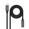 USB-C Extension Cable NANOCABLE 10.01.4401-L150 Black 1,5 m