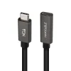 USB-C Extension Cable NANOCABLE 10.01.4401-L150 Black 1,5 m