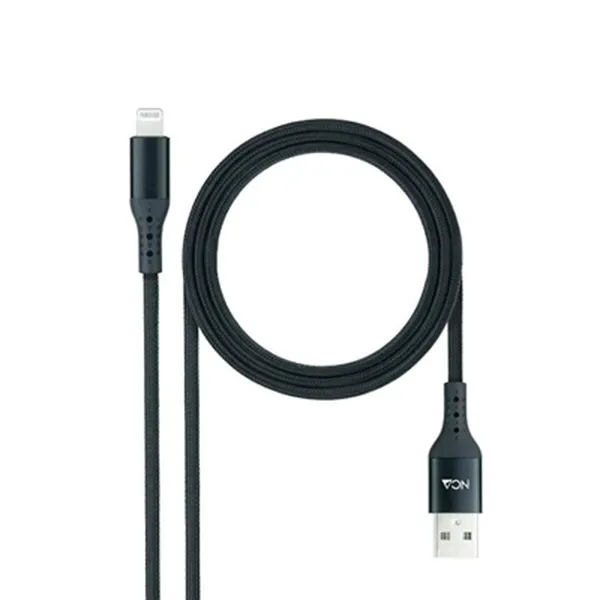 Кабель с подсветкой NANOCABLE 10.10.0401-COBK 1 m Чёрный