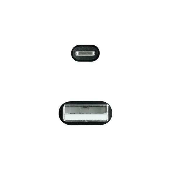 Кабель с подсветкой NANOCABLE 10.10.0401-COBK 1 m Чёрный
