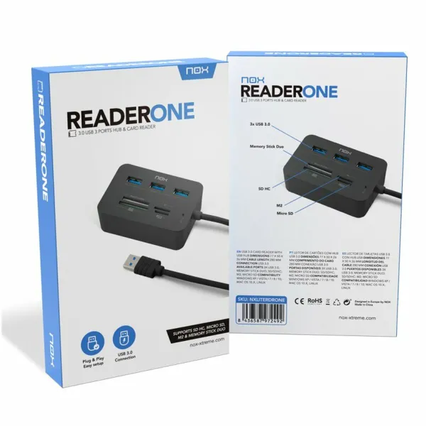 Väline Kaardilugeja Nox-Xtreme Lite Reader One Must