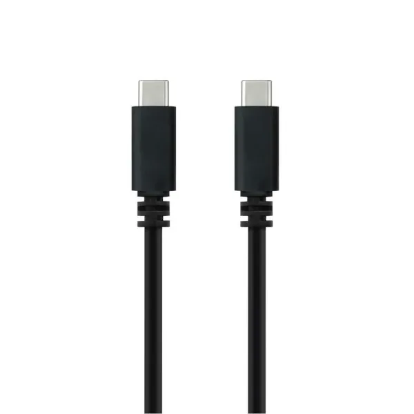 USB-C Cable NANOCABLE 10.01.2301-L150 Black 1,5 m