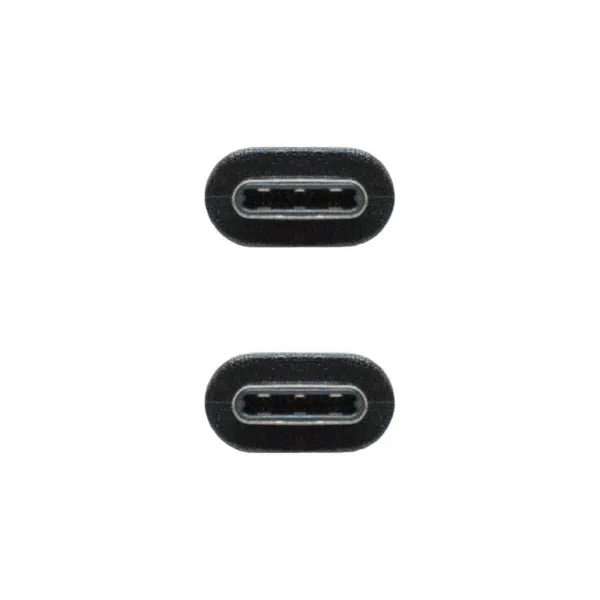 USB-C Cable NANOCABLE 10.01.2301-L150 Black 1,5 m