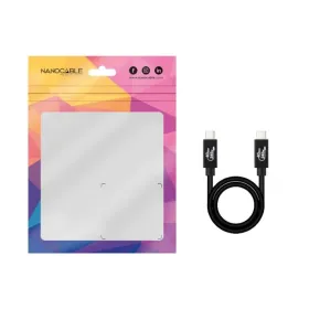 USB-C-Kaapeli NANOCABLE 10.01.5001 Musta 1 m