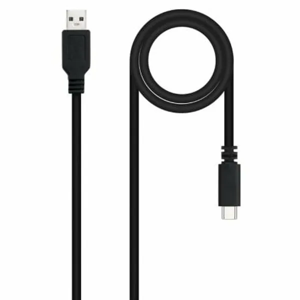 Кабель USB A — USB-C NANOCABLE 10.01.2101-L150 Чёрный 1,5 m