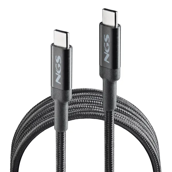 Кабель USB-C — USB-C NGS KNOT65W-2 Чёрный 2 m