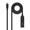 USB-kaabel NANOCABLE USB 3.2 amplif. C/M-C/H 5m Must 5 m