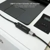 USB-kaabel NANOCABLE USB 3.2 amplif. C/M-C/H 5m Must 5 m