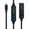 USB Kabelis NANOCABLE Cable USB 3.2 amplif. C/M-C/H 10 m Melns