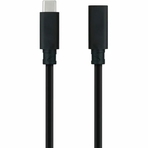 USB Kabelis NANOCABLE USB 3.2 GEN2x2 Melns