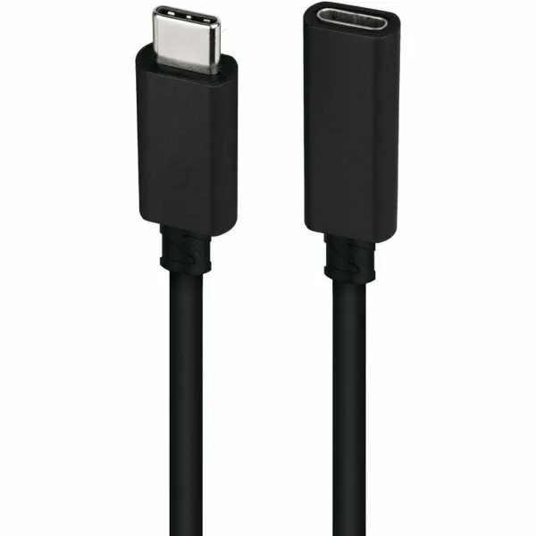 USB Kabelis NANOCABLE USB 3.2 GEN2x2 Melns