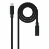 USB Kabelis NANOCABLE USB 3.2 GEN2x2 Melns