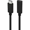 USB-kaabel NANOCABLE USB 3.2 GEN2x2 100W C/M-H Must