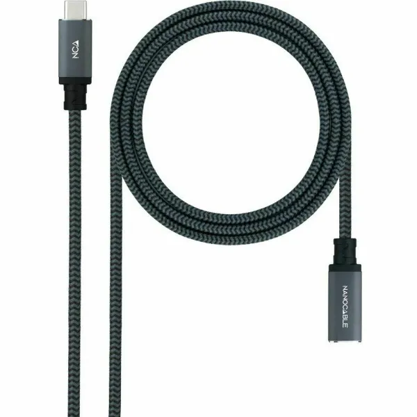 USB Kabelis NANOCABLE USB 3.2 GEN2x2 100W C/M-H Melns