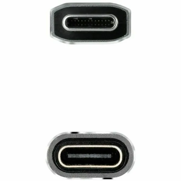 USB Kabelis NANOCABLE USB 3.2 GEN2x2 100W C/M-H Melns