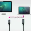 USB Kabelis NANOCABLE USB 3.2 GEN2x2 100W C/M-H Melns