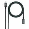 USB Kabelis NANOCABLE USB 3.2 GEN2x2 100W C/M-H Melns