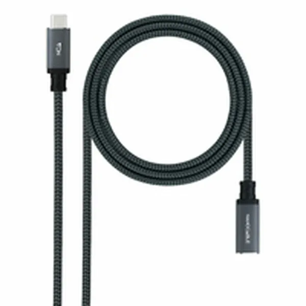 USB Kabelis NANOCABLE USB 3.2 GEN2x2 100W C/M-H Melns
