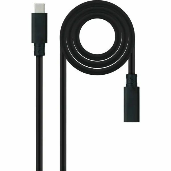 USB-kaabel NANOCABLE USB 3.2 GEN2x2 100W C/M-H Must 1,5 m