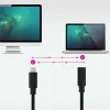 USB-kaabel NANOCABLE USB 3.2 GEN2x2 100W C/M-H Must 1,5 m