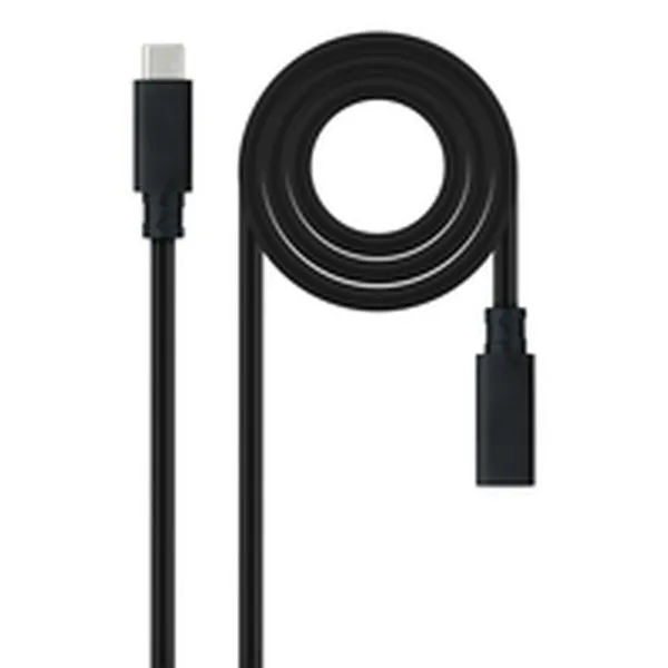 USB-kaabel NANOCABLE USB 3.2 GEN2x2 100W C/M-H Must 1,5 m