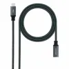 USB-kaabel NANOCABLE USB 3.2 GEN2x2 100W C/M-H Must 1,5 m