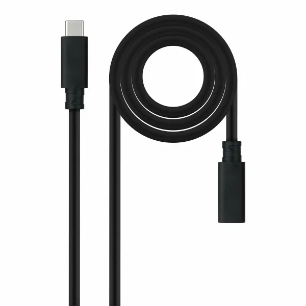 USB-kaabel NANOCABLE USB 3.2 GEN2x2 100W C/M-H Must 2 m