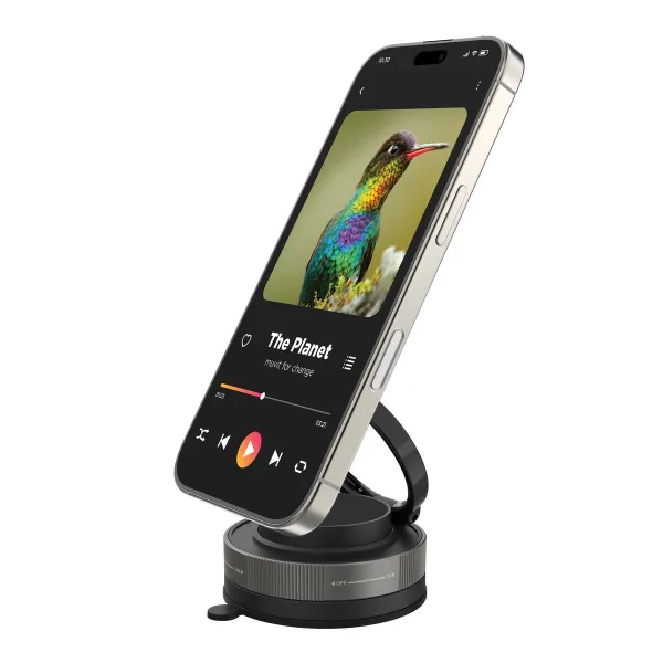 Automobilinis mobiliojo telefono laikiklis Muvit MCCHL0035 Juoda
