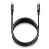 USB-C Cable NGS KNOT240W-2 Black 2 m