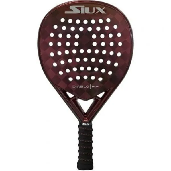 Padel Racket Siux Diablo Pro 4 Dark Red Charcoal EVA