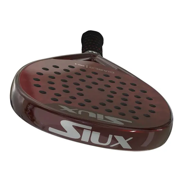 Padel Racket Siux Diablo Pro 4 Dark Red Charcoal EVA