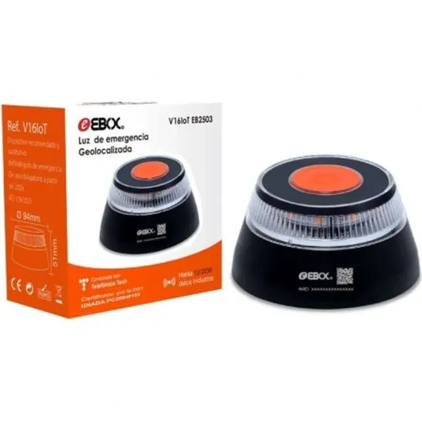 Prijungtas V16 avarinis žibintas DGT 3.0 Ebox EB2503