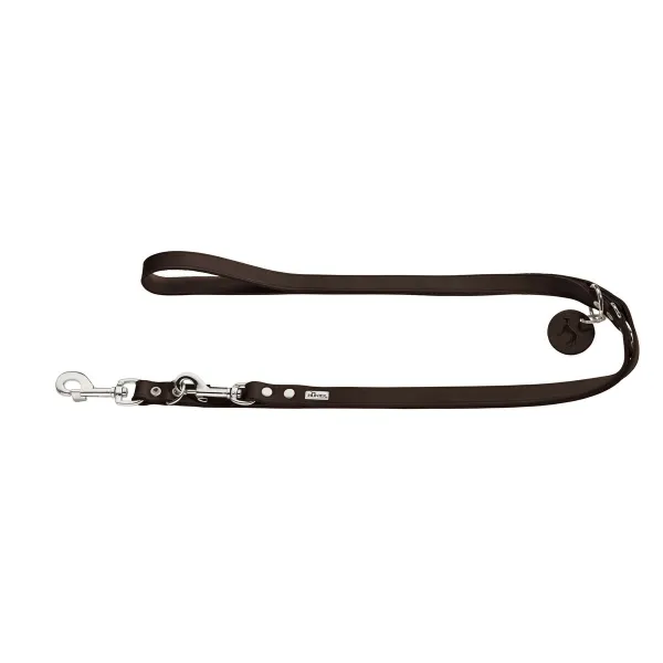 Suņa pavadas Hunter Brūns 2 m Adjustable Āda