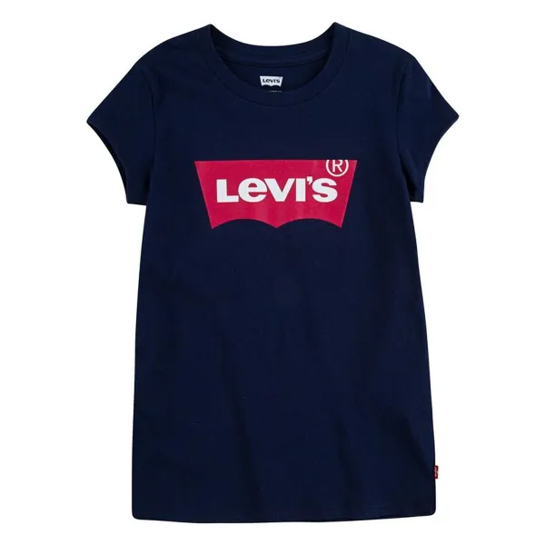 Vaikiška Marškinėliai su trumpomis rankovėmis Levi's Batwing Tamsiai mėlyna