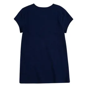 Child's Short Sleeve T-Shirt Levi's Batwing Girl Dark blue