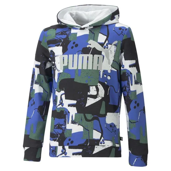 Children’s Hoodie Puma Essentials+ Street Art Aop Blue
