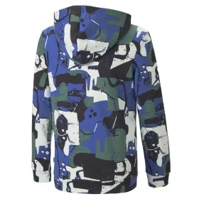 Children’s Hoodie Puma Essentials+ Street Art Aop Blue