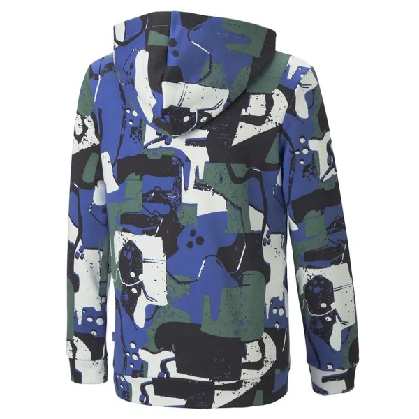 Children’s Hoodie Puma Essentials+ Street Art Aop Blue