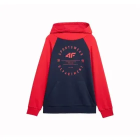 Children’s Hoodie 4F M221 Red Dark blue