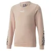 Džemperis Meitenēm Bez Kapuces Puma Alpha Crew Neck Rozā
