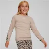 Džemperis Meitenēm Bez Kapuces Puma Alpha Crew Neck Rozā