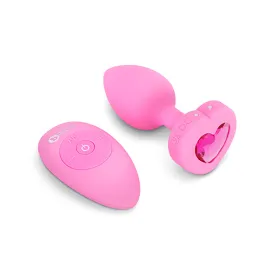 Vibrators B-Vibe Heart Rozā