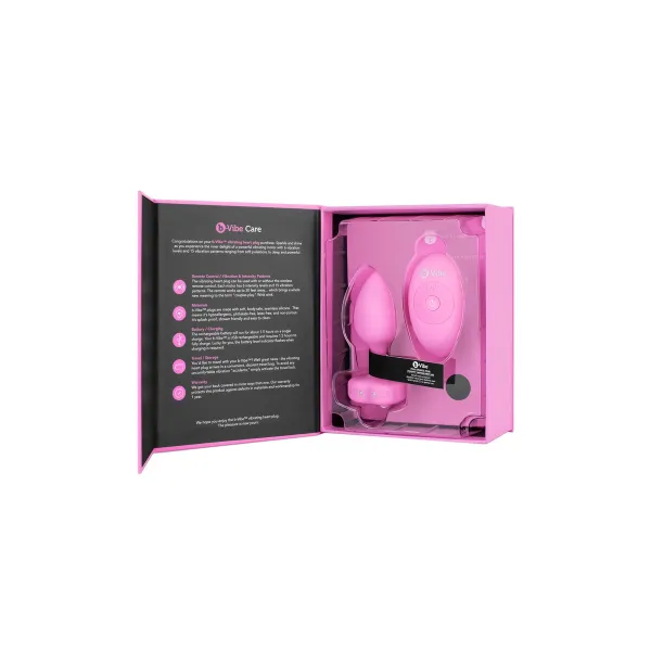 Vibrators B-Vibe Heart Rozā