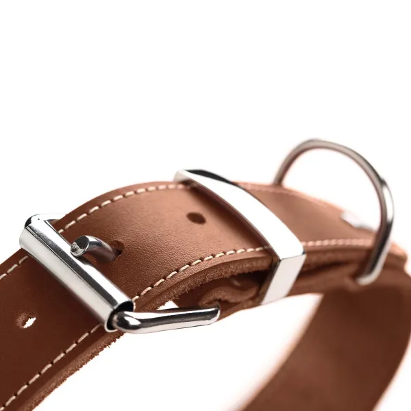 Dog collar Hunter Aalborg Special Cognac 40-48 cm
