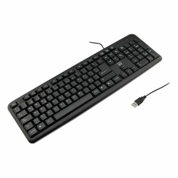 Клавиатура Ewent EW3109 PS/2 USB Чёрный