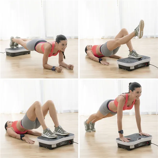 Vibration Training Plate with Accessories and Exercise Guide Vybeform InnovaGoods