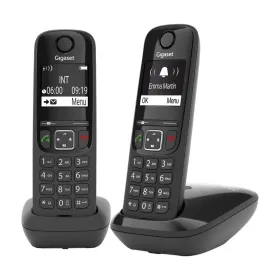 Bezvadu Tālrunis Gigaset AS690 Duo Melns
