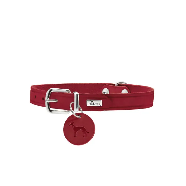 Koera kaelarihm Hunter Aalborg Punane M 38-47 cm