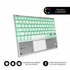 Bluetooth klaviatūra su atrama planšetei Subblim SUB-KBT-SMBT50 Sidabras Ispaniška Qwerty QWERTY