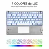 Bluetooth klaviatūra su atrama planšetei Subblim SUB-KBT-SMBT50 Sidabras Ispaniška Qwerty QWERTY